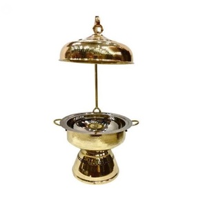 Handmade Customized <b>Food</b> Copper Chafing Dish Display <b>Food</b> <b>Warmers</b> Set <b>for</b> Buffet Hot Pot Chafing Dish Restaurant Equipment - Product Image 6