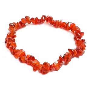Natural Carnelian Chips <b>Crystal</b> Beads for Energy <b>Healing</b> and Fashion Accessories - Product Image 1