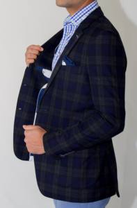 Chaqueta de lana XL hecha a medida para las cuatro estaciones, patrón de decoración de piel transpirable, cierre de cremallera, envío por resorte, procesamiento teñido al aire - Product Image 2