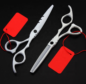 Nueva moda Tijeras de peluquero de 5,5 pulgadas Hoja de acero inoxidable con punta afilada para el cuidado de la belleza - Product Image 1