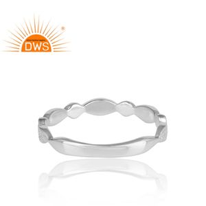 แหวนเงินแท้ 925 ดีไซน์เรียบหรู งานแฮนด์เมด คอลเลคชั่นวินเทจ ขายส่งเครื่องประดับเงินแท้ - Product Image 4