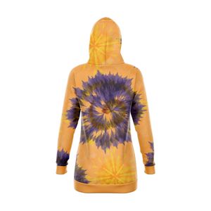 <b>Women's</b> New Fashion Oversized Winter Hoodies Ladies' Long <b>Hooded</b> Lined Fleece Windproof Plus Size Sublimated Printed Wholesale - Product Image 2