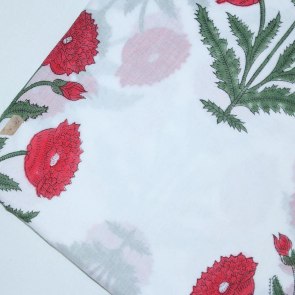 Цветочная вуаль ручной работы с принтом традиционная ткань для западного платья из чистого хлопка мультипарная ткань