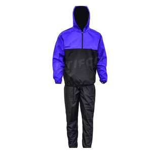 OEM 2021ยิมฟิตเนสแขนยาวกันน้ำ Windproof การออกแบบที่กำหนดเองผู้ชายชุดซาวน่า - Product Image 5