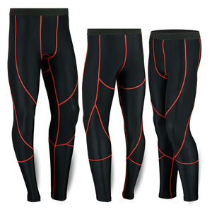 Free Match Style Unisex Medias de gimnasio de compresión de 5 piezas con estampado de líneas de color negro Ropa de gimnasio - Product Image 1