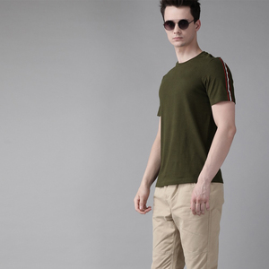 T-shirt personnalisé pour homme en coton jersey, coupe classique, tee-shirt vierge imprimé DTG, style décontracté streetwear, haut tendance - Product Image 3