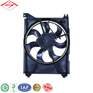 Fabricant de pièces automobiles en gros, moteur de condenseur, ventilateur de refroidissement de radiateur pour KIA OPTIMA 2.0L 99'~05' - Product Image 1