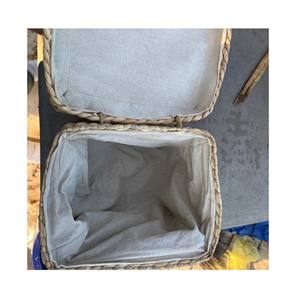 Bolsa Hecha de Jacinto de Agua Hecha en Vietnam. Bolsa de Fibra Natural de Jacinto de Agua - Color Polvo del Desierto y Goma 99 Oro Data - Product Image 5