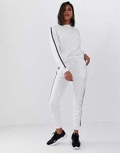 Chándal de mujer de moda de invierno ropa deportiva de algodón Jogger mujer logotipo personalizado de chándal de lana - Product Image 2