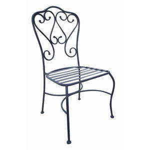 Chaise décorative moderne en fer métal, nouveau modèle, pour salle à manger, maison, Restaurant, couleur noire - Product Image 5