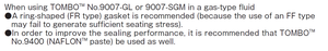 Junta de PTFE TOMBO P37 Japonesa para Tuberías Revestidas de Vidrio - Product Image 4