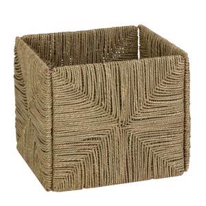 Foldable Jute <b>Straw</b> Storage <b>Baskets</b> with Iron Wire Frame Wholesale - Product Image 2