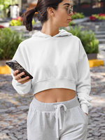 Sweat à capuche doublé slim fit pour femme de haute qualité, logo personnalisé, 100 % coton, imprimé à carreaux, pull d'automne, écologique, respirant, personnalisable
