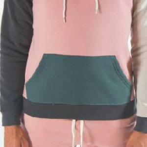 Sudadera de algodón de alta calidad para hombre, color block, con capucha personalizada, logotipo de marca bordado, ropa de invierno - Product Image 3