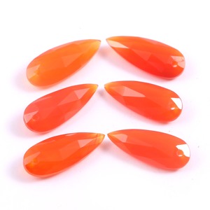 หินลูกแพร์ Briolette ทรงหลวม15X7มม.,พลอยคาเนเลียนธรรมชาติทำเครื่องประดับ - Product Image 1