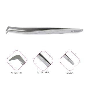 Pincettes à bouts larges pour Extension de cils, pinces à épiler, volumineux russe, simples, haute qualité, 9 pièces - Product Image 1