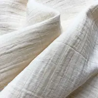 Natural Bio Mull Muslin Washed Fabric