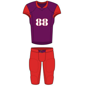 เสื้ออเมริกันฟุตบอลเครื่องแบบถุงมือแจ็คเก็ตรองเท้าเสื้ออเมริกันฟุตบอลสวม - Product Image 1