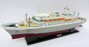 Modelo de Barco de Crucero de Madera SS ROTTERDAM - Artesanía de Buena Calidad, Marca GIA CO. LTD NHIEN, Origen Vietnam, Modelo CS1080P - Product Image 6