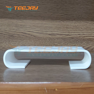 New Shape White <b>Acrylic</b> Tweezer Display Stand for 11 Eyelash Eye Brow Tweezers and <b>Mirrors</b> Customized logo, color and size - Product Image 6