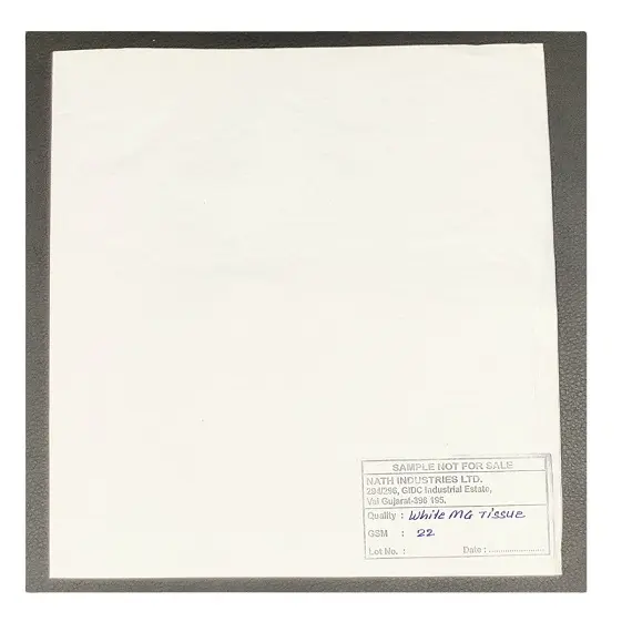 22 GSM White MG Seidenpapier/Sandwich Wrapping Seidenpapier Hot Selling Unbeschichtetes MG White Kraft papier