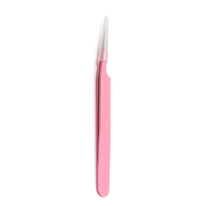 Pince à cils confortable pour femmes, en acier inoxydable, avec Logo personnalisé, accessoire pour faux-cils, 1 pièce - Product Image 3