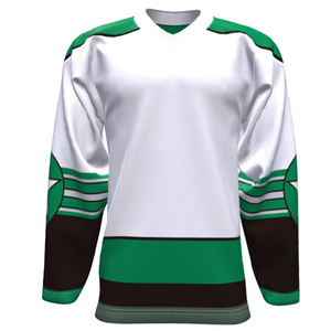 Uniformes de hockey sur glace unisexes de base importants Matériau souple Nom de l'équipe OEM Vêtements de sport imprimés pour adultes Style de jeu - Product Image 1