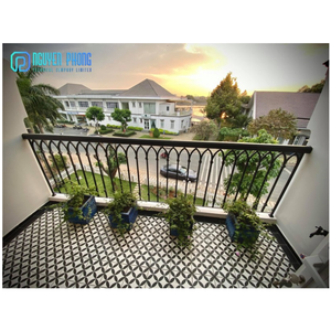 Barandilla de balcón de hierro forjado, barandilla de Metal de lujo, diseño de estilo europeo, FRANCÉS - Product Image 4