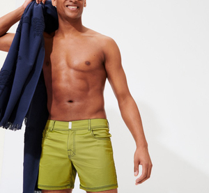 Pantalones cortos de tabla de Surf con logotipo personalizado de alta calidad para hombre, pantalones cortos de secado rápido para verano, playa, diseño de pesca, cuatro vías, elásticos, informales, sólidos para verano - Product Image 6