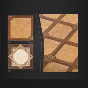 Baldosas decorativas de madera con textura de tira de cerámica 40x40cm - Product Image 4