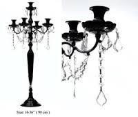 Chandelier noir suspendu, chandelier en cristal noir suspendu, fait à la main - Product Image 2