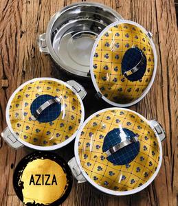 6 casseroles de cuisine modernes en acier inoxydable, avec poignée en or, livraison gratuite - Product Image 2