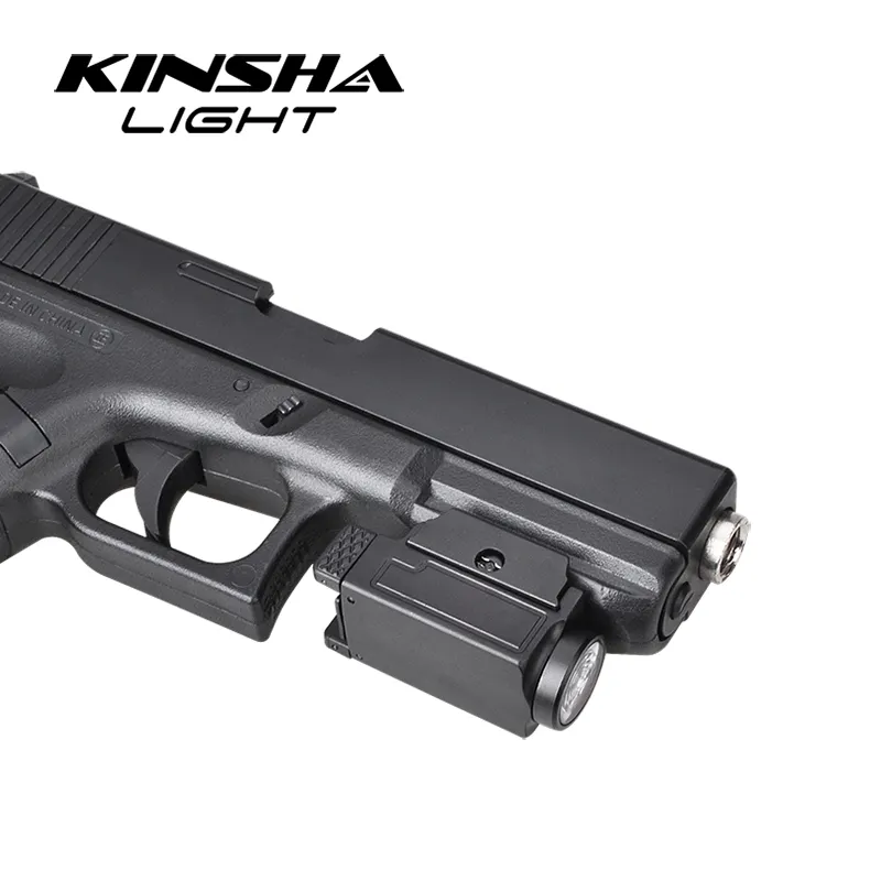 Kinsha <span class=keywords><strong>luz</strong></span> compacta recarregável pistola montada, arma, <span class=keywords><strong>luz</strong></span> led, 800 lúmens, tática, militar, arma, lanterna