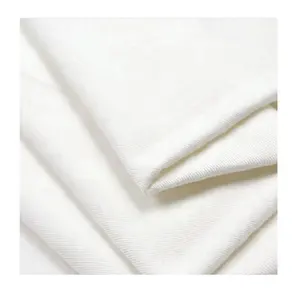 Extremely Soft And Bright White 100% Cotton Drill Twill Fabric Sheets