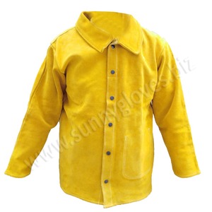 Soldadores de cuero de vaca, chaqueta de seguridad - Product Image 2