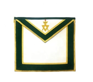Masonic Blue Lodge Officers Embroidered Leather Apron Set of 11 Sew-On <b>Badge</b> <b>Magnetic</b> Masonic Regalia - Product Image 6