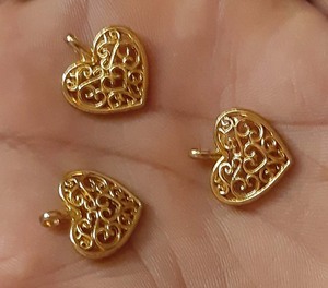 Meilleur prix pour les perles de forme ovale plaquées argent et or Composants de taille de bijoux simples - Product Image 3