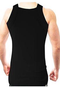 Débardeur de Style pour hommes, en 95% coton Spandex, de haute qualité et confortable, coupé carré, 5% - Product Image 6