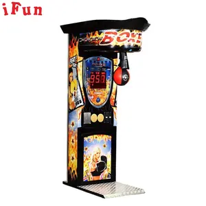 New Design Arcade Redemption Sport Adult Black Boxing Game Machine For Sale