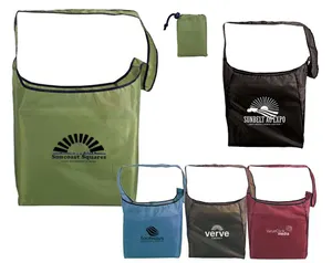 RPET Fold-Away Sling Bag Made from Recycled Materials
