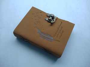 Carnet de notes en cuir personnalisé A5 fait à la main, carnet de notes en cuir rustique fait à la main - Product Image 3