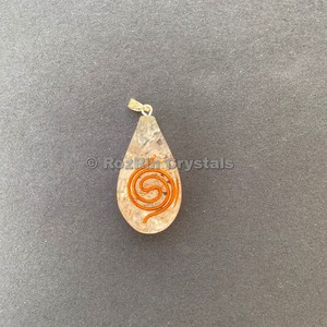 Colgantes de Cuarzo Rosa Orgonita para Sanación - Coleccionable de Arte con Piedras Preciosas de Alta Calidad - Product Image 1