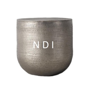 Table d'angle de style moderne pour hôtel, maison, chambre à coucher, table de chevet, accessoires de meubles, table basse décorative en métal - Product Image 1