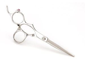 Ciseaux de coiffure professionnels de haute qualité, en acier inoxydable, avec logo personnalisé, pour hommes et femmes - Product Image 2