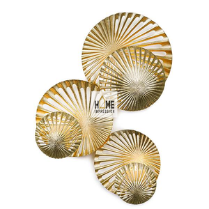 Arte de Pared de Lujo en Metal con Hojas de Palma, Diseño Antiguo, Hecho a Mano, Decoración de Pared Metálica a Precio Razonable desde India - Product Image 6