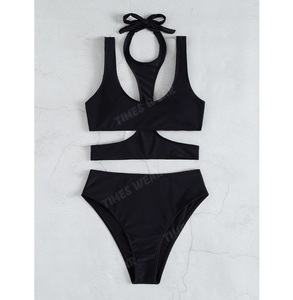 New Stylish Summer Women's Sexy Fashion 3-Pack Swimsuit Solid Bikini Top & Shorts <b>Maternity</b> & Breathable Sizes XS XXS 6XL - Product Image 1