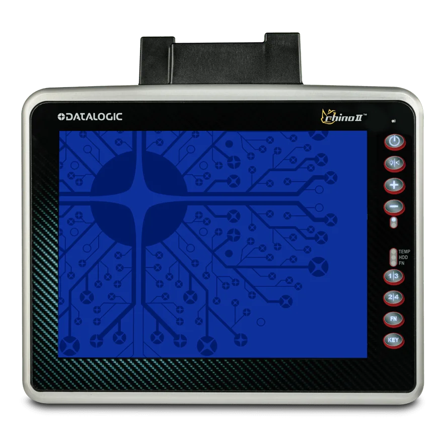 Datalogic Rhino II - Robust and durable touch computer for integration in vehicles - Made in Germany