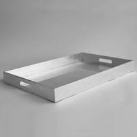 Plateau à thé rectangulaire moderne en laque, personnalisable, écologique, pour le rangement et le service, avec logo personnalisé
