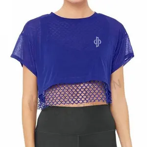 Blue Color Women Crop Top t Shirts For Women Made In Pakistan New Stylish Crop Top T Shirts For Girls