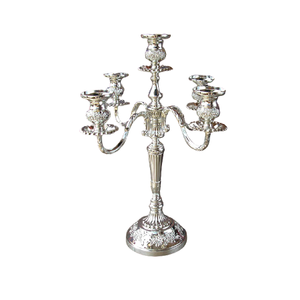 Juego de 2 Candelabros de Diferentes Tamaños, Candelabros Altos de Aluminio de Calidad Superior para Bodas y Eventos - Product Image 5